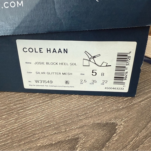 NEW Cole Haan Josie Scalloped Block Heel Sandal - Picture 5 of 5